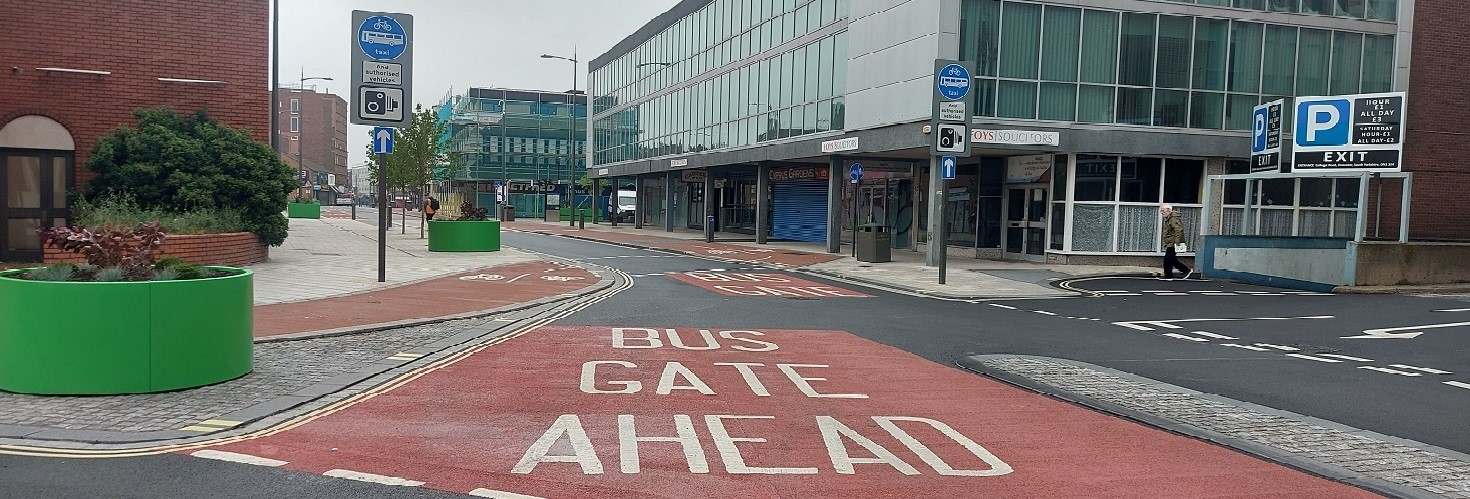 Cleveland Street Bus Gate